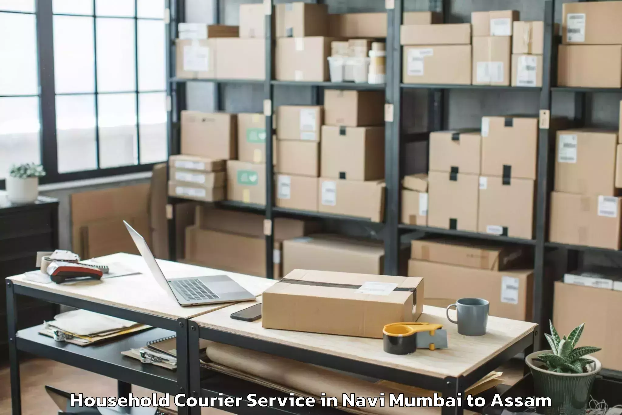 Easy Navi Mumbai to Dubi Household Courier Booking